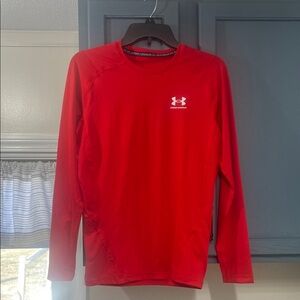 Under Armour compression Bright Red Performance Top